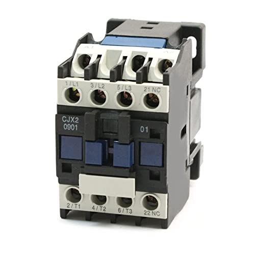 Montage rail DIN 35mm pour démarreur magnétique électronique triphasé 9A