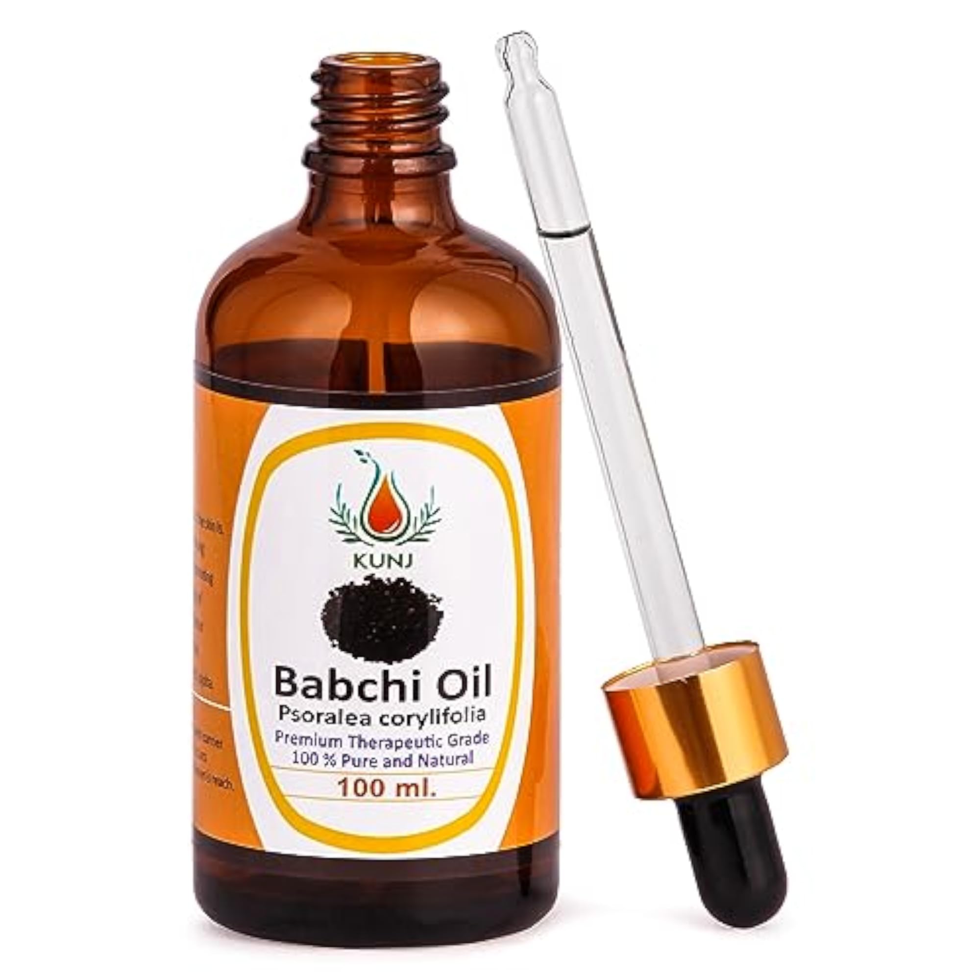 KUNJ 100% Pure Babchi Oil, 100ML