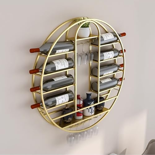 Support flottant pour bouteilles de vin style bar à domicile