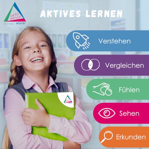 WISSNER® RE-Wood Rechenstäbchen 10 Farben (126 Stück) – Grundschule – Ansicht 8