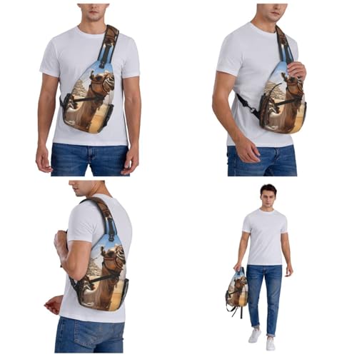 Bolso cruzado tipo bandolera para hombre y mujer miniatura 7