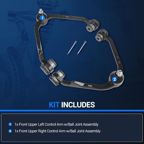 Autoround RWD Front Upper Control Arms w/Ball Joint Assembly Fit for Ford Expedition 1997-2002/ F-150 97-03/ F-250 97-99, Lincoln Navigator 98-02/ Blackwood 2002 by Autoround - Used condition - Image 3