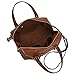 Fossil Women's Carlie Eco Leather Satchel Purse Handbag, Brown (Model: ZB1772200)
