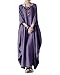 Celmia Autumn Solid Loose Long Maxi Dress Cotton Caftan