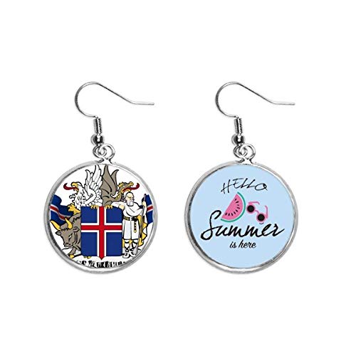 Pendientes de sandía noruega un regalo original de lóbulo