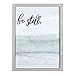 HomeRoots Light Green 43% MDF 43% Wood 10% Paper 4% Metal Be Still Framed Wall Art
