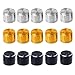 ZUXOCY 10Pcs Aluminum Alloy Potentiometer Control Knob Guitar Volumes Control Knob 6mm Shaft Hole Amplifier Knob Easy to Instal