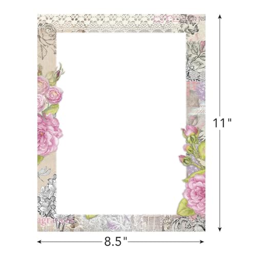 Papier à en-tête rétro pour imprimer sans bavure vos designs de scrapbooking