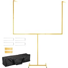 8 6 FT Steel Football Field Goal Post Set for Backyard with Stoage Bag