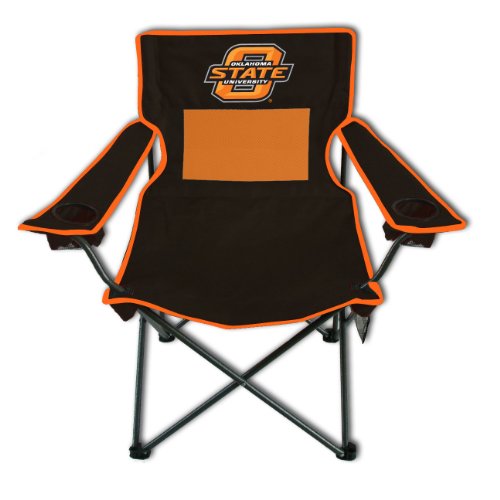 Rivalry Sports Team Logo Design Outdoor Travel Tailgating Oklahoma State Monster Mesh Adult Chair