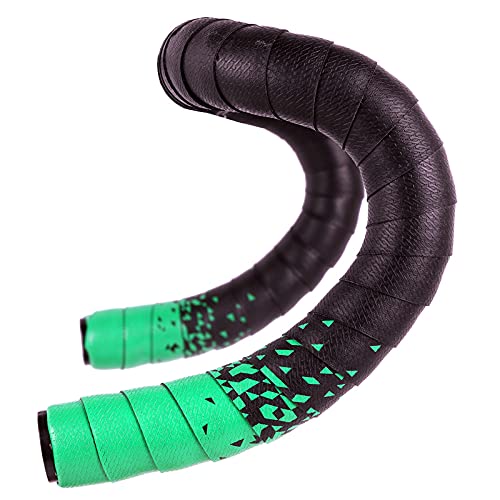 Nastro per Manubrio Bicicletta, Nastro Manubrio for Bicicletta, Nastro Anti-Vibrazione PU Eva Piegato for Ciclismo su Strada, Nastri da Corsa Traspiranti