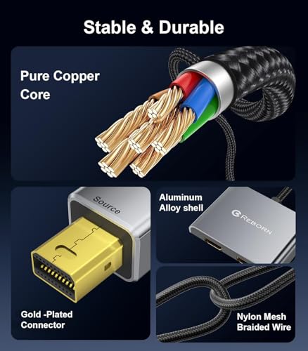 Adaptateur Mini DisplayPort double HDMI 4K pour double écran