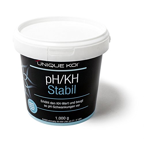 Unique Koi pH/KH Stable 1000 g pour 20000 l l'eau du Bassin