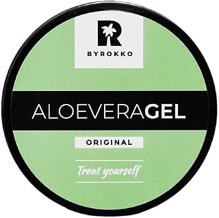 BYROKKO Aloe Vera Gel (215 ml), Fast-Absorbing After-Tanning Cooling Gel, Deeply Hydrates, Regenerates and Prevents Peeling, Natural Aftersun Skincare rich with Vitamins and Minerals