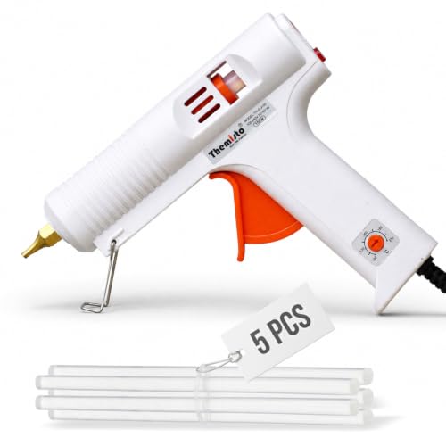 ApTechDeals 150W Multi Temperature High Power Glue Gun with Free Hot Melt Glue Sticks - 5 Pieces - Image 2