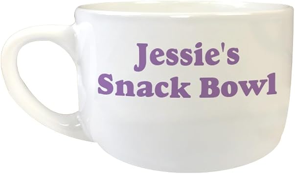 GiftsForYouNow Any Message Personalized Cereal Bowl, Holds up to 24 oz., White Ceramic Bowl, Cereal Bowl with Handle