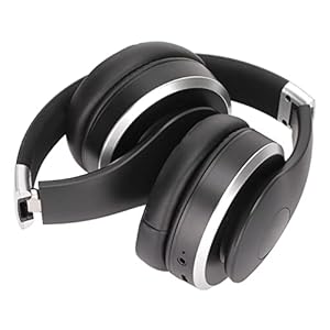 Draadloze Bluetooth-koptelefoon, gamingheadsets Zachte oorkappen Professioneel voor thuis(zwart)