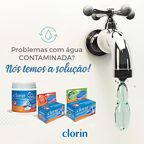 Purificador de Água Clorin 1mg Envelope com 10 pastilhas