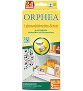 Orphea Lebensmittelmotten-Falle 3 Stück, Insektizidfrei und geruchlos Lebensmittelmotten bekämpfen