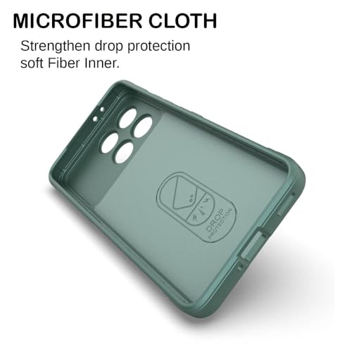 Image of amazon basics Mobile Cover for Poco X6 Pro 5G / Mi Redmi K70E 5G | Full Camera Protection | Liquid Silicon Case | Flexible Bumper Case for Poco X6 Pro 5G / Mi Redmi K70E 5G (Green)