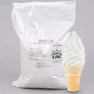 TableTop King 6 lb. Non-Dairy Vanilla Soft Serve Ice Cream Mix - 6/Case