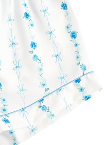 Image of Verdusa Pajamas For Women Set 2 Piece Cute Pjs Sleepwear Lounge Sets | Pj Sets For Woman, Button Down Shirts With Pajama Shorts, Cute Print, Comfy Sets