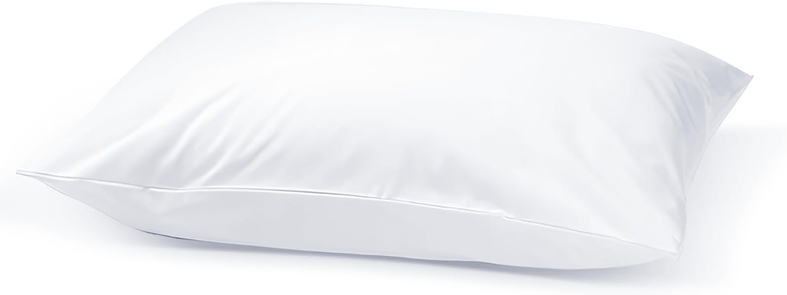 Pressed Pillow - Size 50x70 cm, 100% Microfiber Outer Cover, 800g Hollow Fiber Filling, Soft White