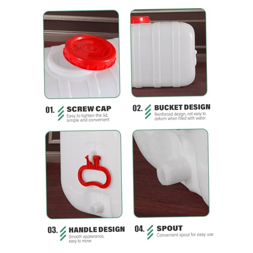 Récipient d'eau HDPE 25L avec robinet et capuchon pour camping - 5