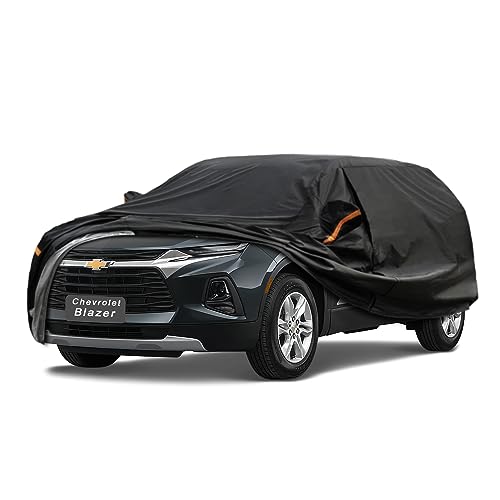 Image of GUNHYI 7 Layer SUV Car Cover Custom Fit Chevrolet Blazer (1998-2025) Waterproof All Weather, Heavy Duty Outdoor Snow Sun Rain Uv Protection (Ships from US Warehouse, Delivery 3-8 Days)