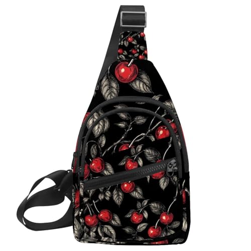 Sac à bandoulière motif ananas pour libérer vos mains | Sac de poitrine compact 30x18cm