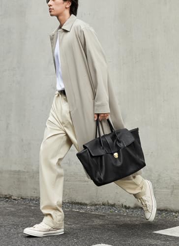 Image of Luxury Designer Messenger Clutch Genuine Leather Handbag for Women Soft Leather Large Capacity Work Tote Bag