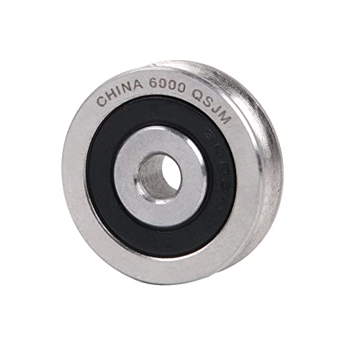 CNBTR U Shaped Sealed Ball Bearing 6x30x8mm Steel 625 Guide Pulley Rail Ball Rolling Bearing Wheel Load-Bearing 355kg