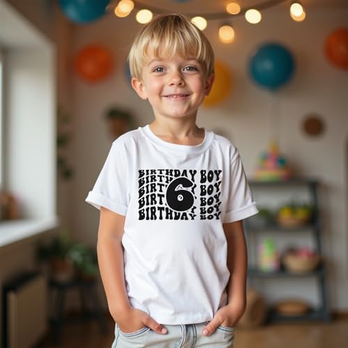 CM C&M WODRO Birthday Boy Shirt Toddler Outfit 2 3 4 5 6 Year Old Birthday Party T-Shirt 2nd 3rd 4th 5th 6th Birthday Gift2