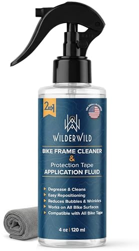 WilderWild Bike Cleaner & Protection Tape Application Fluid – 2-in-1