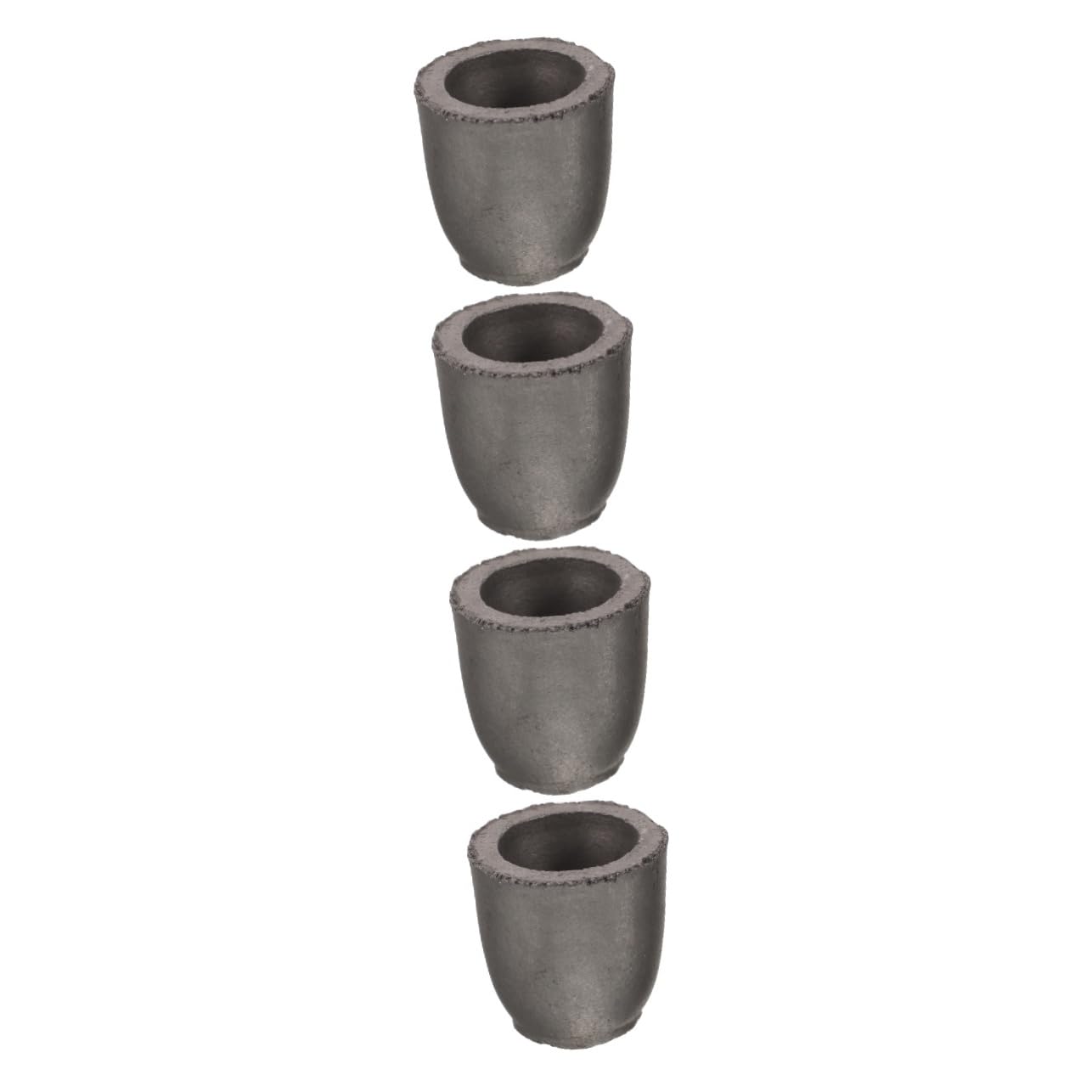 Uonlytech 4 Pièces Moule à Graphite pour Fusion de Métaux Moule à Graphite pour Cuivre de Haute Résistance Stabilité Thermique