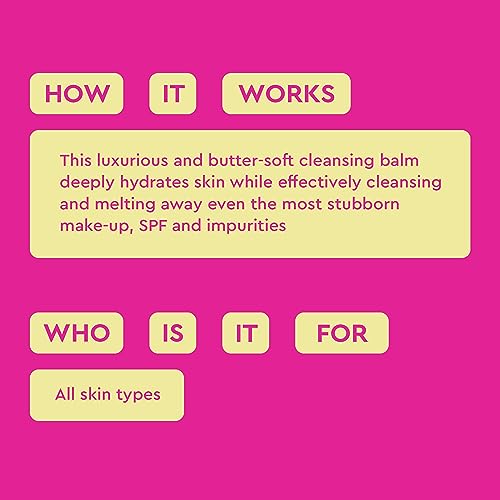 BYOMA Melting Balm Facial Cleanser - Buttery Soft Cleansing Balm for Skin Barrier Repair - Tri-Ceramide Face Wash for Sensitive Skin & All Skin Types - Deeply Hydrated Skin, No Oily Residue - 2.12 oz