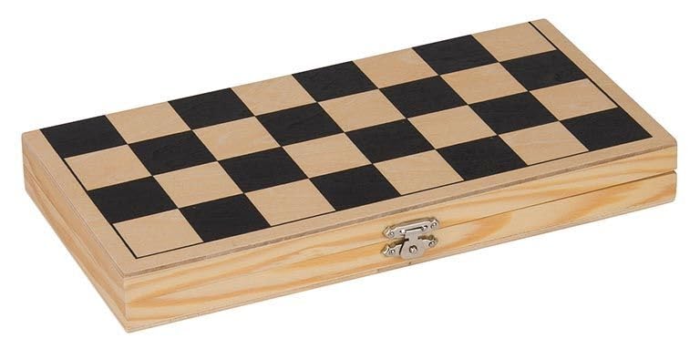 Toys Pure Chess Game in Plywood Cassette, Natural - Image 4