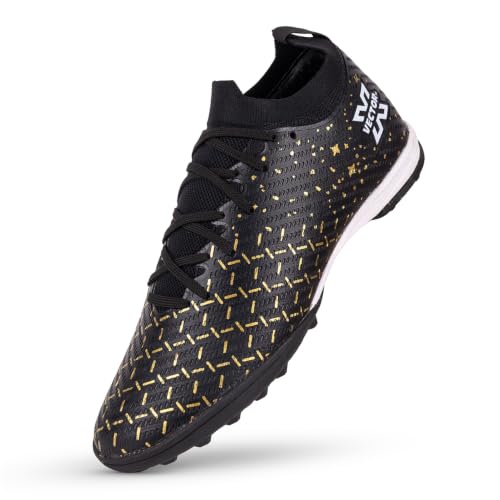Image of Vector X Turf Shoe For Men Rubber Studs with Synthetic Leather Upper, Lightweight EVA Phylon Insole Give More Comfort, Cushioning & Grip|for Outdoor Sports training on Hard & Artificial Grass Surfaces