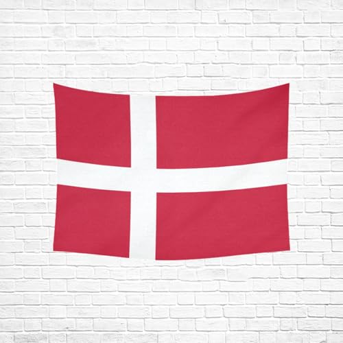 siphylline Flagge Dänemark Tapisserie Tagesdecke Wandbehang für Badezimmer Dekor