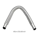 Acero inoxidable, tubo de escape flexible.