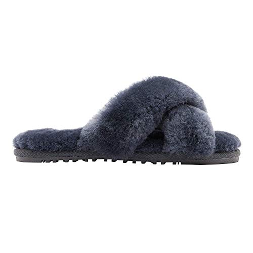 Lamo Serenity Women's Slipper - Charcoal, M