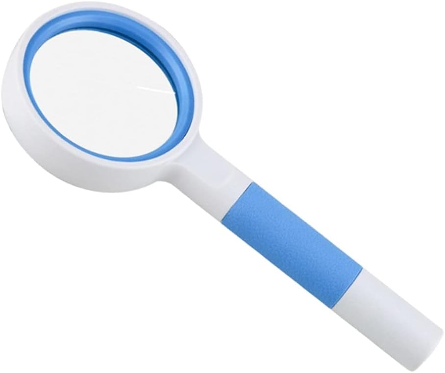Magnifying Glass Handheld Magnifier 50/65/75/100mm Lens Diameter for Reading