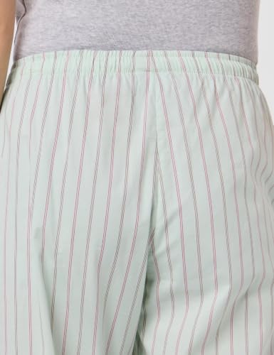Image of Enamor Mid Rise Full Length Adjustable Drawstring Hangout Pant for Women - Relaxed Fit, Combed Cotton - E4A5