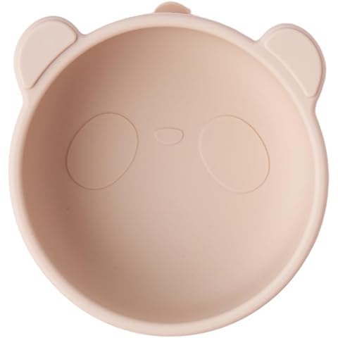 Chippi & Co Baby Bowls With Suction For Infant, Toddler, Silicone Bowl For Baby 6+ Months, Baby Led Weaning Bowl, Baby Feeding Bowl With Suction Bottom, Small Silicone Bowl For First Stage (Bear Bowl) Cover