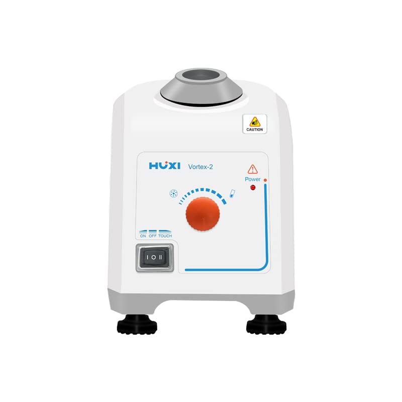 Vortex Mixer Shaker Lab Blender Vortex Mixing Instrument Shaking Agitator Equipment with Stepless Adjustable Speed 0 to 2800rpm Frequency 50H to 60Hz Voltage 200 to240V (Optional 100 to 120V)