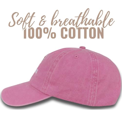 Image of InnoBeta Flamingo Gifts for Women Flamingo Lovers, Adjustable Vintage Baseball Cap Washed Cotton Embroidered Hat