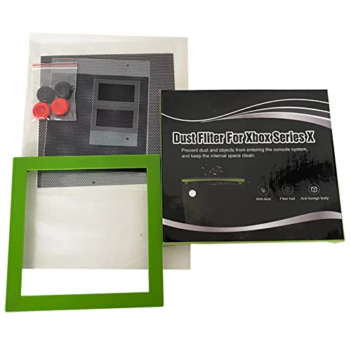 KOBONA Support de protection anti-poussière pour Xbox Series X - Support de filtre multifonction - Pour console de jeu - En PVC Cover