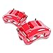 Power Stop Front S4654C Pair of High-Temp Red Powder Coated Calipers