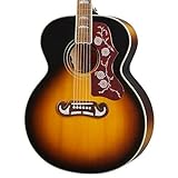  Epiphone Inspiriert von Gibson J-200 im antiken Vintage-Sonnenschliff.