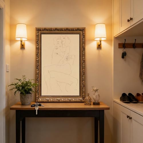 Tableau Egon Schiele un chef-d'œuvre expressionniste haute qualité - 5